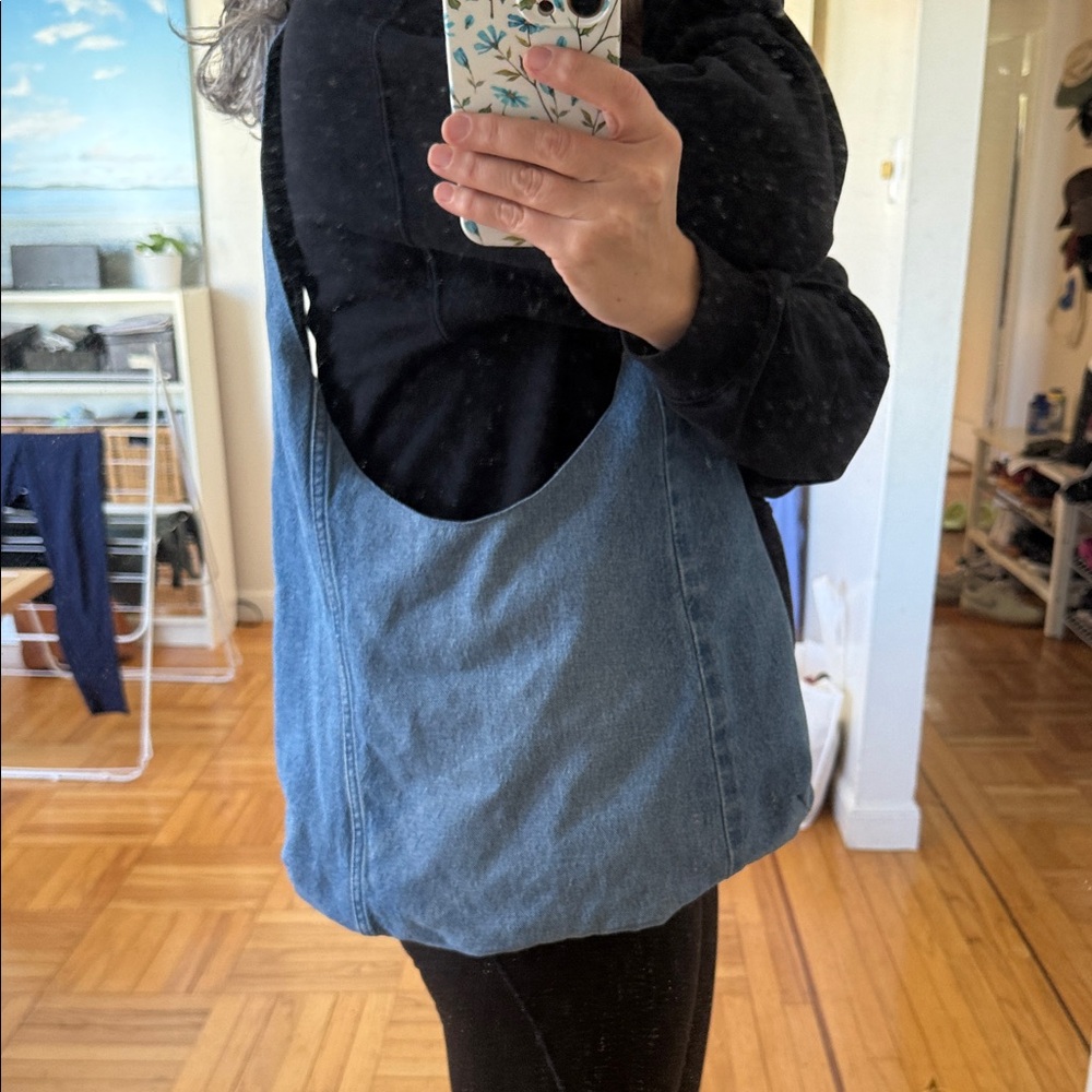 Denim Shoulder Bag